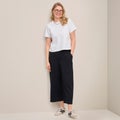 LEINI SHORT T-paita, valkoinen