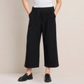 TIISA culottes housut, syv&auml; musta