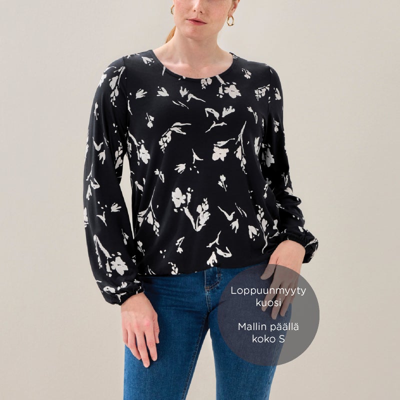 J&Auml;TTIKARVIAISET pusero, syv&auml; musta