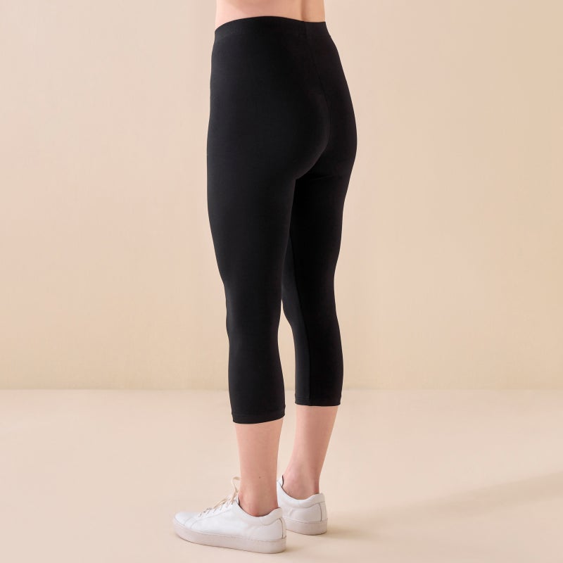 OMA CAPRI caprileggings, syv&auml; musta