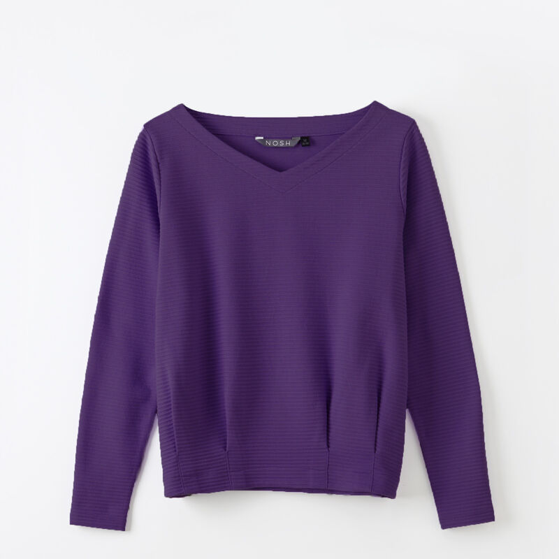 HELIN&Auml; pusero, tumma violetti