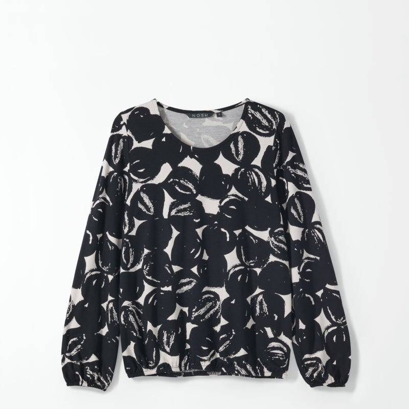 J&Auml;TTIKARVIAISET pusero, syv&auml; musta